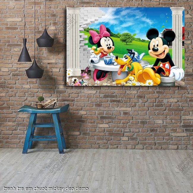 tranh tre em chuot mickey dep